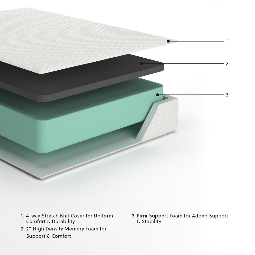 Chime 12 Inch Memory Foam  Mattress