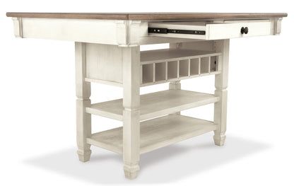 Bolanburg Counter Height Dining Table and 6 Barstools