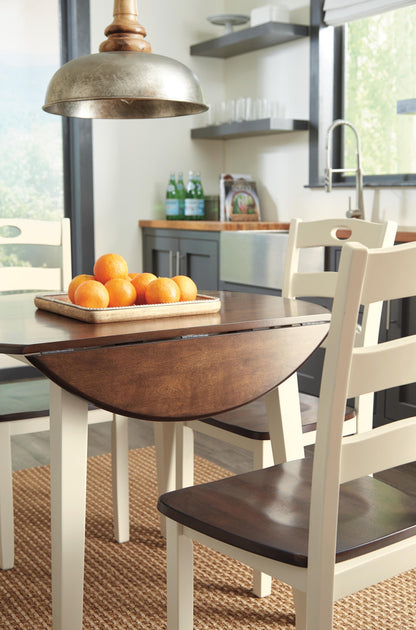 Woodanville Dining Table and 4 Chairs