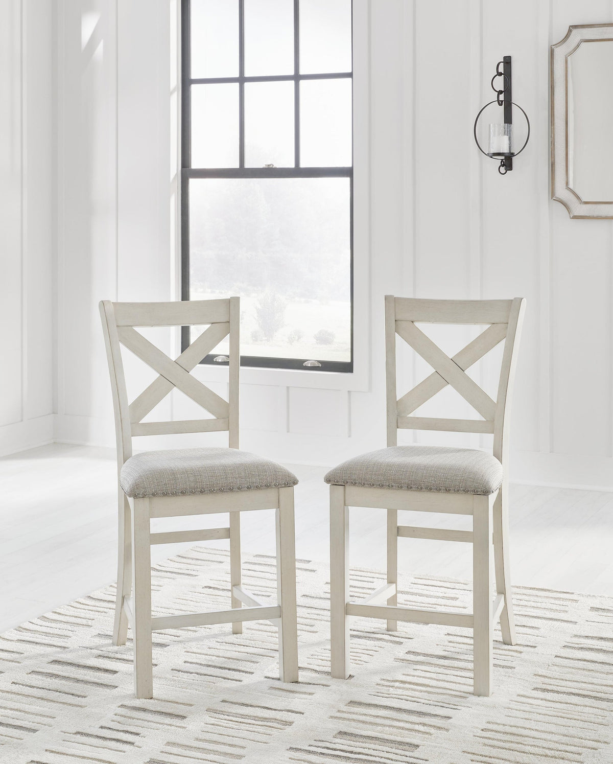 Robbinsdale Counter Height Dining Table and 6 Barstools
