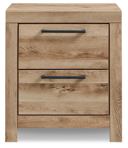 Hyanna Twin Panel Bed with 1 Side Storage, Dresser, Mirror and Nightstand