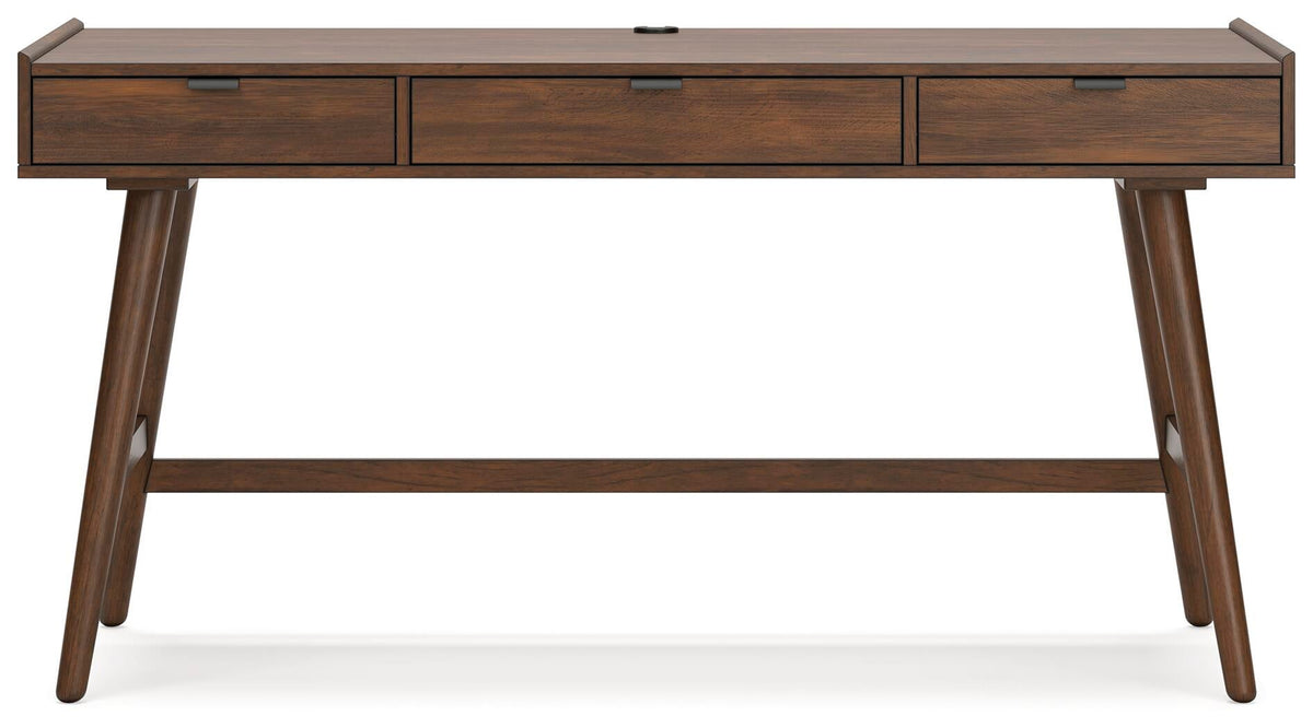 Lyncott Home Office Desk with Chair and Storage