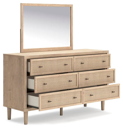 Cielden Queen Panel Headboard, Dresser, Mirror and Nightstand