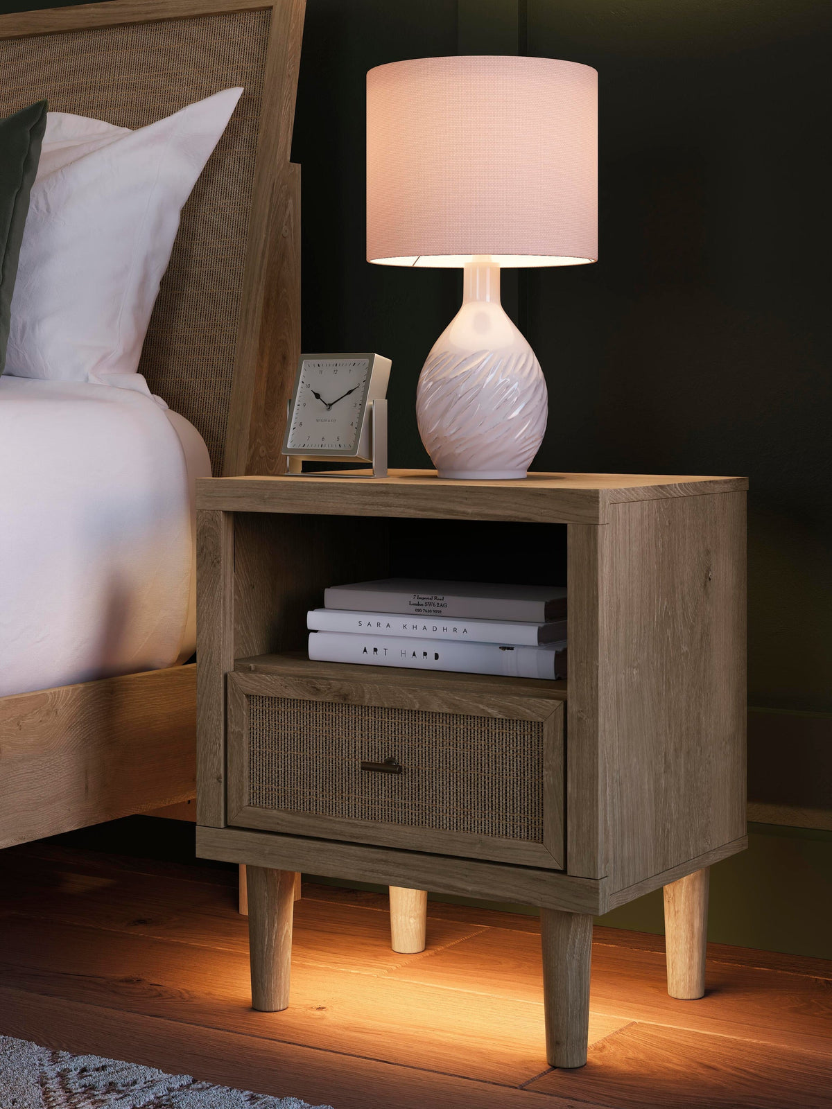 Cielden Queen Panel Headboard, Dresser, Mirror and Nightstand