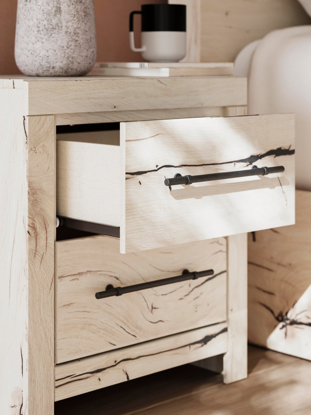 Lawroy Queen Panel Headboard, Dresser, Mirror and Nightstand