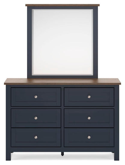 Landocken Queen Panel Bed, Dresser, Mirror and Nightstand