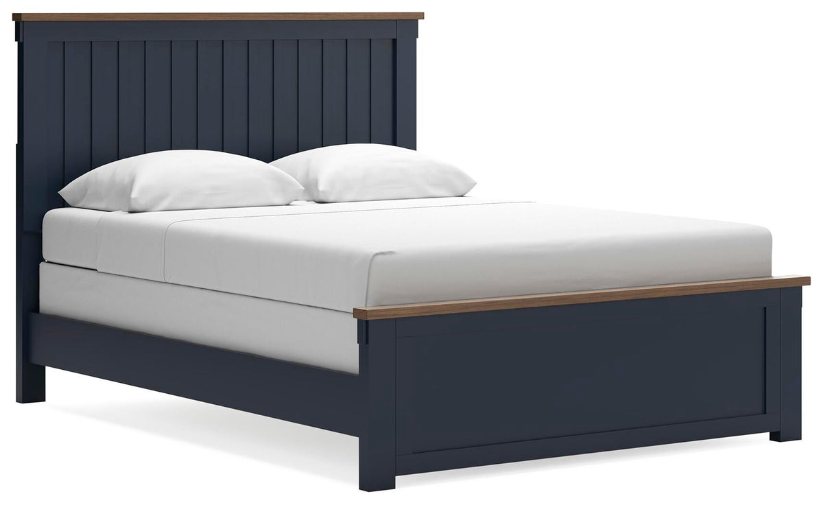 Landocken Queen Panel Bed, Dresser, Mirror and Nightstand