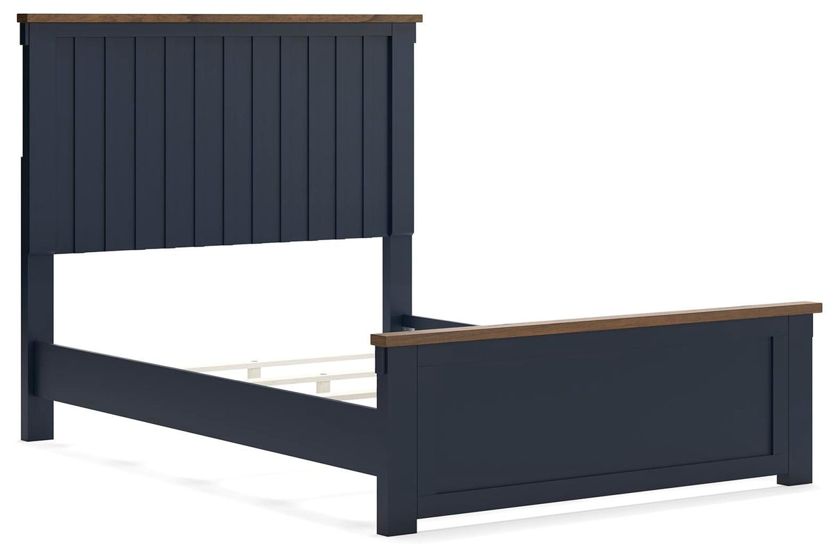 Landocken Full Panel Bed, Dresser and Mirror