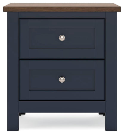 Landocken Twin Panel Bed, Dresser, Mirror and Nightstand