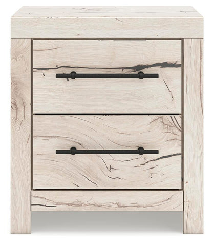 Lawroy King Panel Storage Bed, Dresser, Mirror and Nightstand