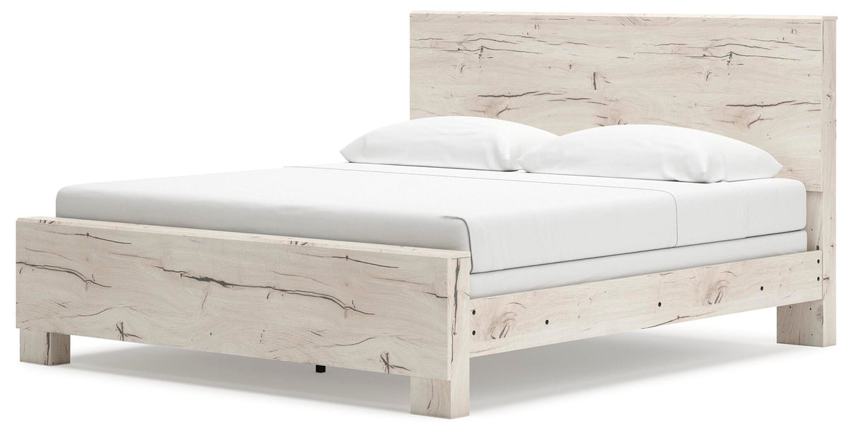 Lawroy King Panel Bed, Dresser, Mirror and Nightstand