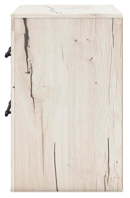 Lawroy King Panel Bed, Dresser, Mirror and Nightstand