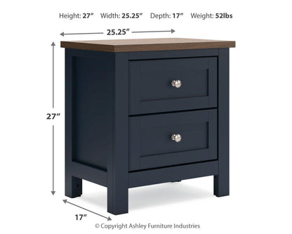 Landocken Queen Panel Headboard, Dresser, Mirror and Nightstand