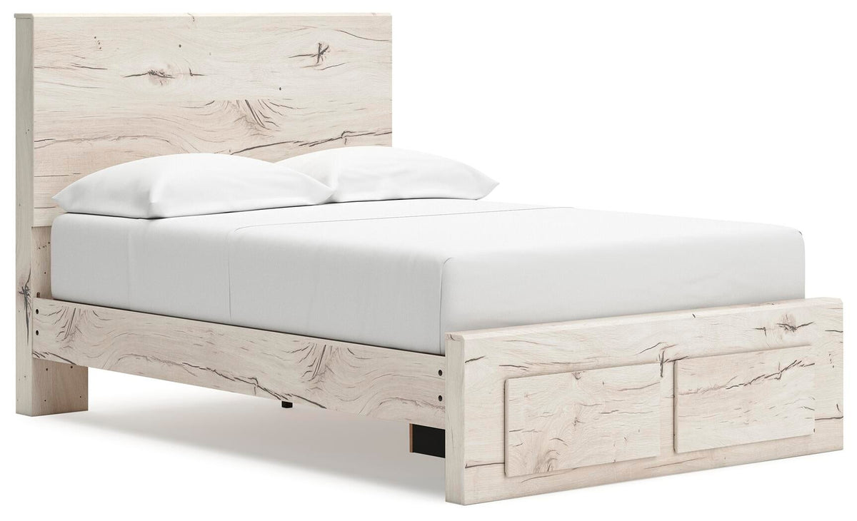 Lawroy Full Panel Storage Bed, Dresser and Mirror