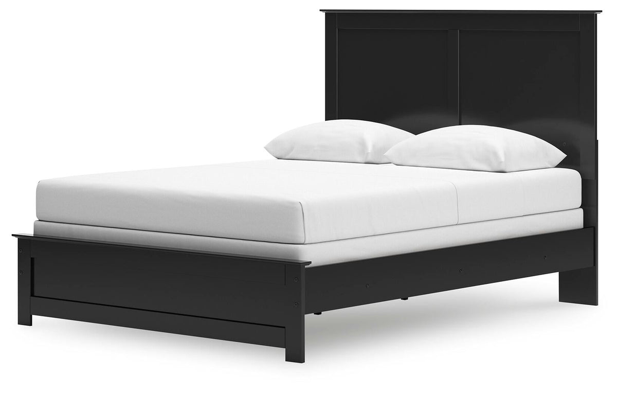 Maribel Queen Panel Bed, Dresser, Mirror and Nightstand