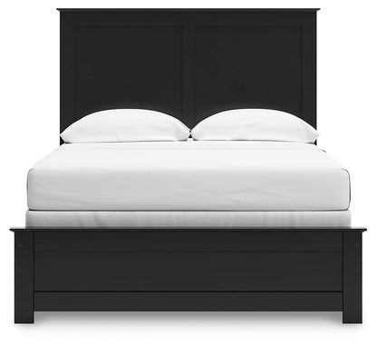 Maribel Full Panel Bed, Dresser and Mirror