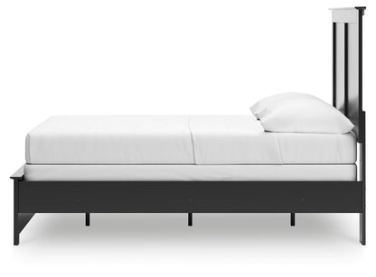 Maribel Full Panel Bed, Dresser and Mirror