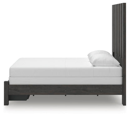 Parlayon Queen Panel Storage Bed, Dresser and Mirror
