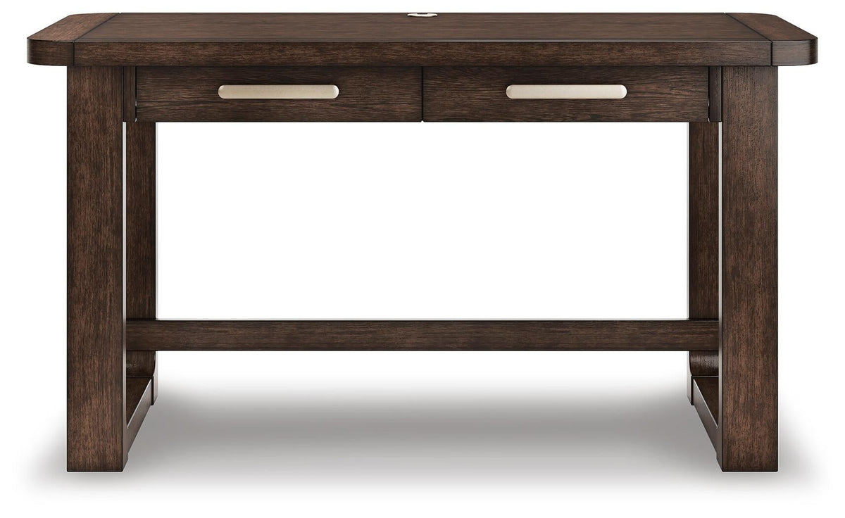 Breckington Home Office Desk with Chair and Storage