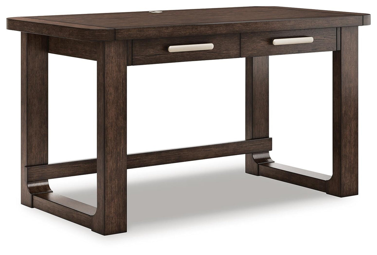 Breckington Home Office Desk with Chair and Storage