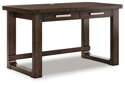 Breckington Home Office Desk with Chair and Storage
