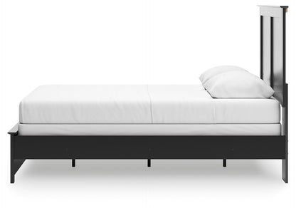 Maribel Queen Panel Bed, Dresser and Mirror