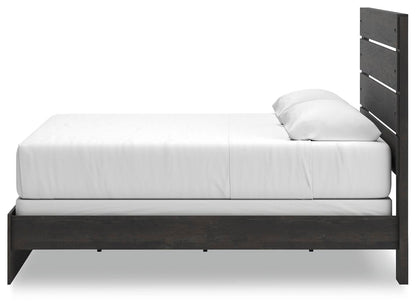 Delmorta King Panel Bed, Dresser and Mirror