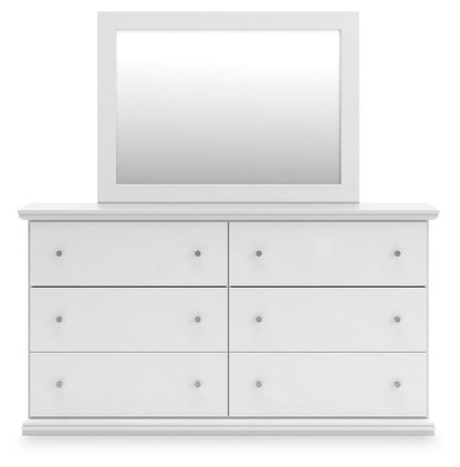Bostwick Shoals Twin Panel Bed, Dresser and Mirror