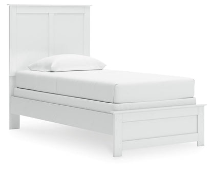Bostwick Shoals Twin Panel Bed, Dresser, Mirror and Nightstand
