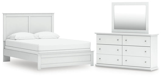 Bostwick Shoals Queen Panel Bed, Dresser and Mirror