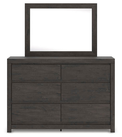 Parlayon Queen Panel Bed, Dresser and Mirror