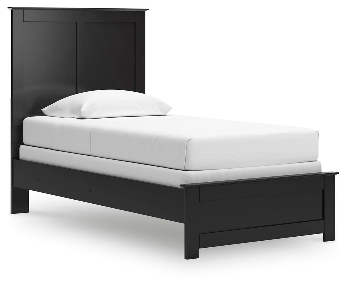 Maribel Twin Panel Bed, Dresser, Mirror and Nightstand