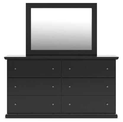 Maribel Twin Panel Bed, Dresser, Mirror and Nightstand