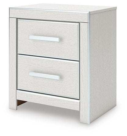 Birmonton King Upholstered Bed, Dresser, Mirror and Nightstand