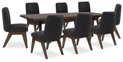 Kendamor Dining Table and 8 Chairs