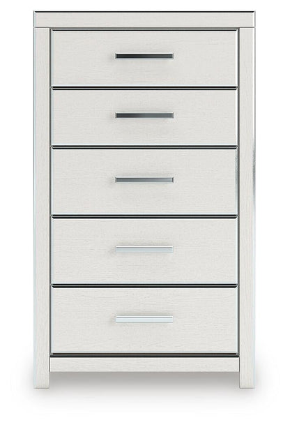 Birmonton Queen Upholstered Panel Bed, Dresser, Mirror and Nightstand