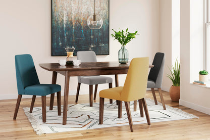 Lyncott Dining Table and 4 Chairs