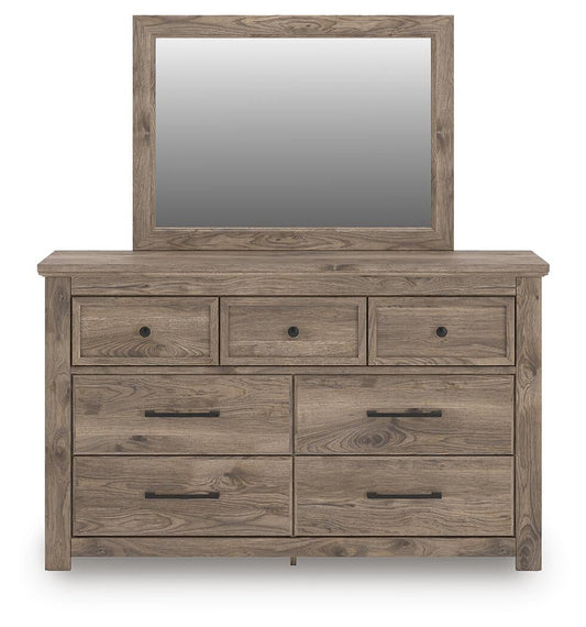 Keithland King Poster Bed, Dresser, Mirror and Nightstand