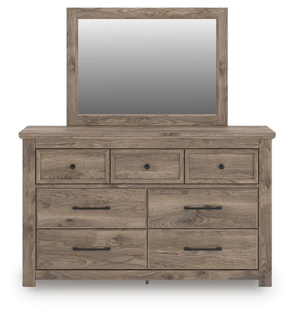 Keithland King Poster Bed, Dresser and Mirror