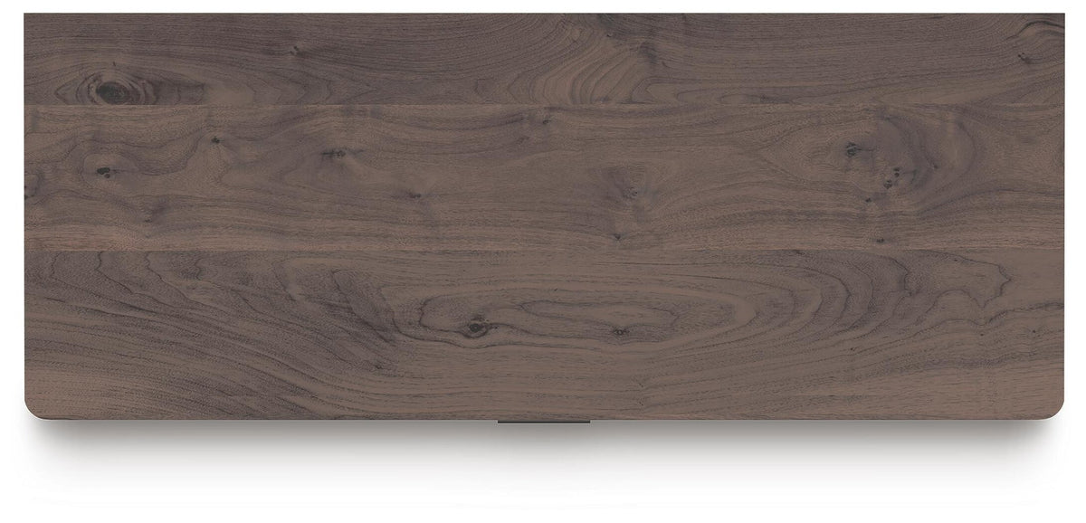Cadmori Full Upholstered Panel Bed, Dresser and Mirror