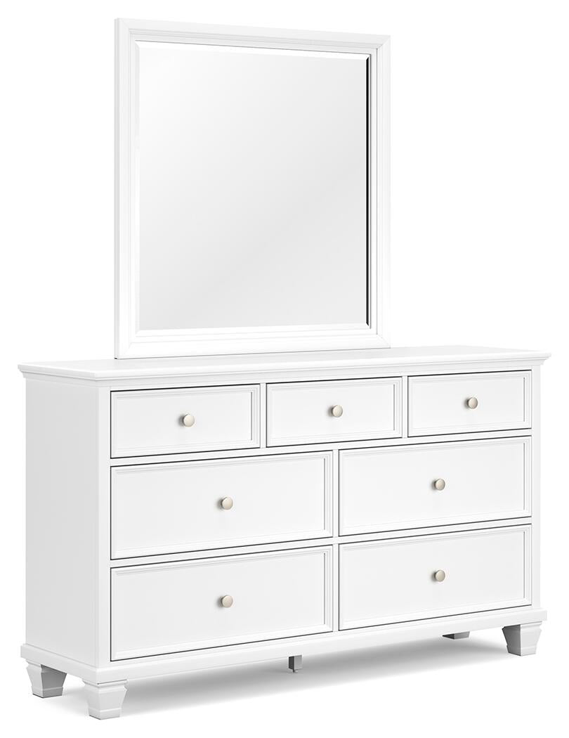 Fortman Twin Panel Storage Bed, Dresser, Mirror and Nightstand
