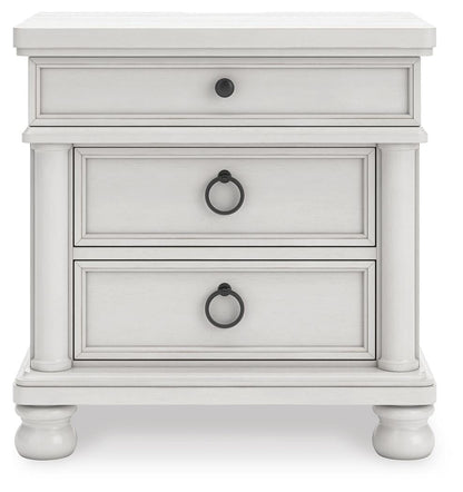Chadworth King Poster Bed, Dresser, Mirror and Nightstand