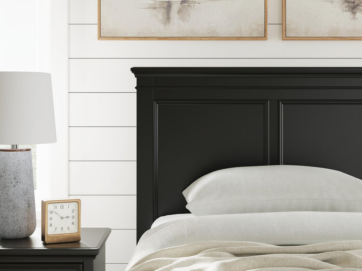 Lanolee Twin Panel Storage Bed, Dresser and Mirror