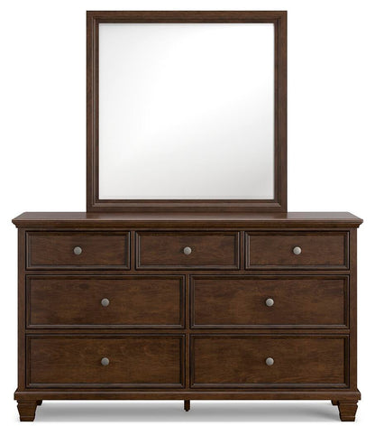 Danabrin King Panel Storage Bed, Dresser, Mirror and Nightstand
