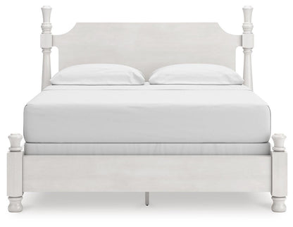 Chadworth California King Poster Bed, Dresser and Mirror