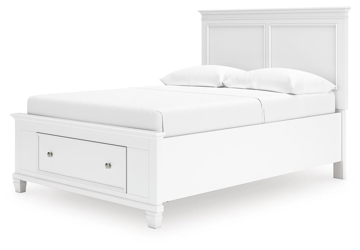 Fortman Full Panel Storage Bed, Dresser and Mirror