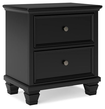 Lanolee King Panel Storage Bed, Dresser, Mirror and Nightstand