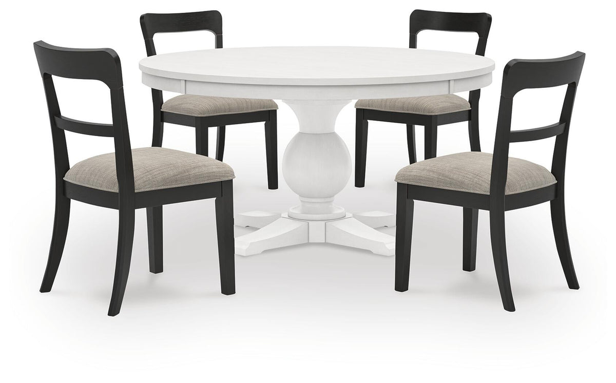 Chadworth Dining Table and 4 Chairs
