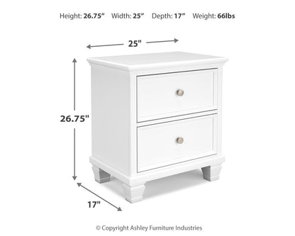 Fortman Queen Panel Storage Bed with Mirrored Dresser and Nightstand