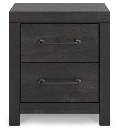 Delmorta Full Panel Bed, Dresser, Mirror and Nightstand